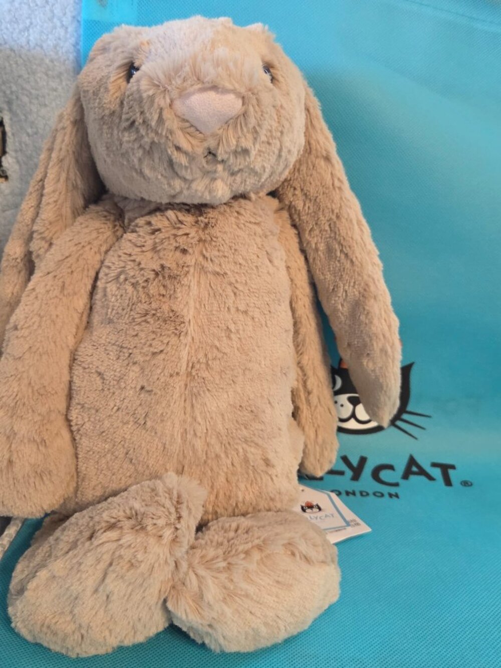 Jellycat Large Bashful Beige Bunny 14 Inch Plush Stuffed Animal Rabbit NWT